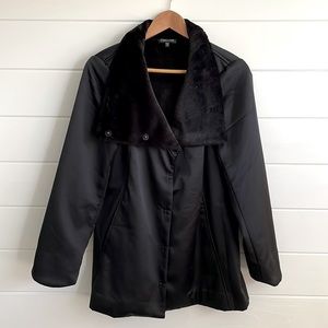 Eileen Fisher Petite Medium Black Coat